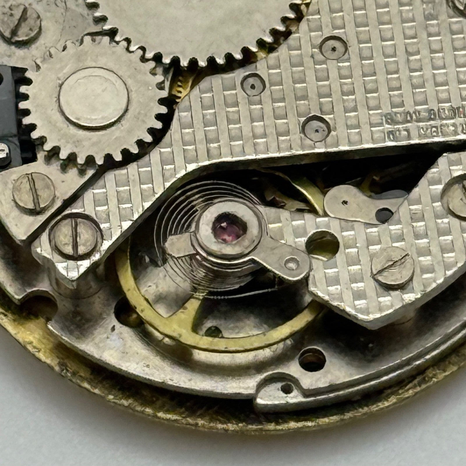 Kronotron Parrenin 2640D Watch Movement Manual Wind Vintage For Parts Or Repair