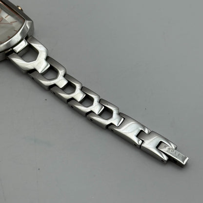 20mm Working Ladies Radley Silver Tone Quartz Panel Bracelet Watch 6 Inches