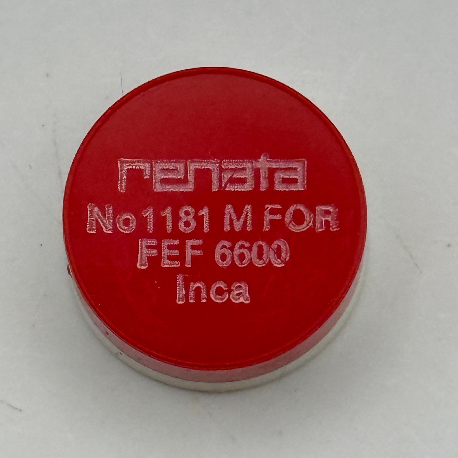 FEF 6600 Balance Wheel Complete And Spring  1181 M Watch Movement Parts NOS