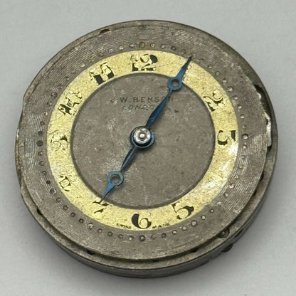 Cyma J W Benson Ref. 030 Manual Wind Watch Movement Swiss PARTS SPARES 23.6mm 