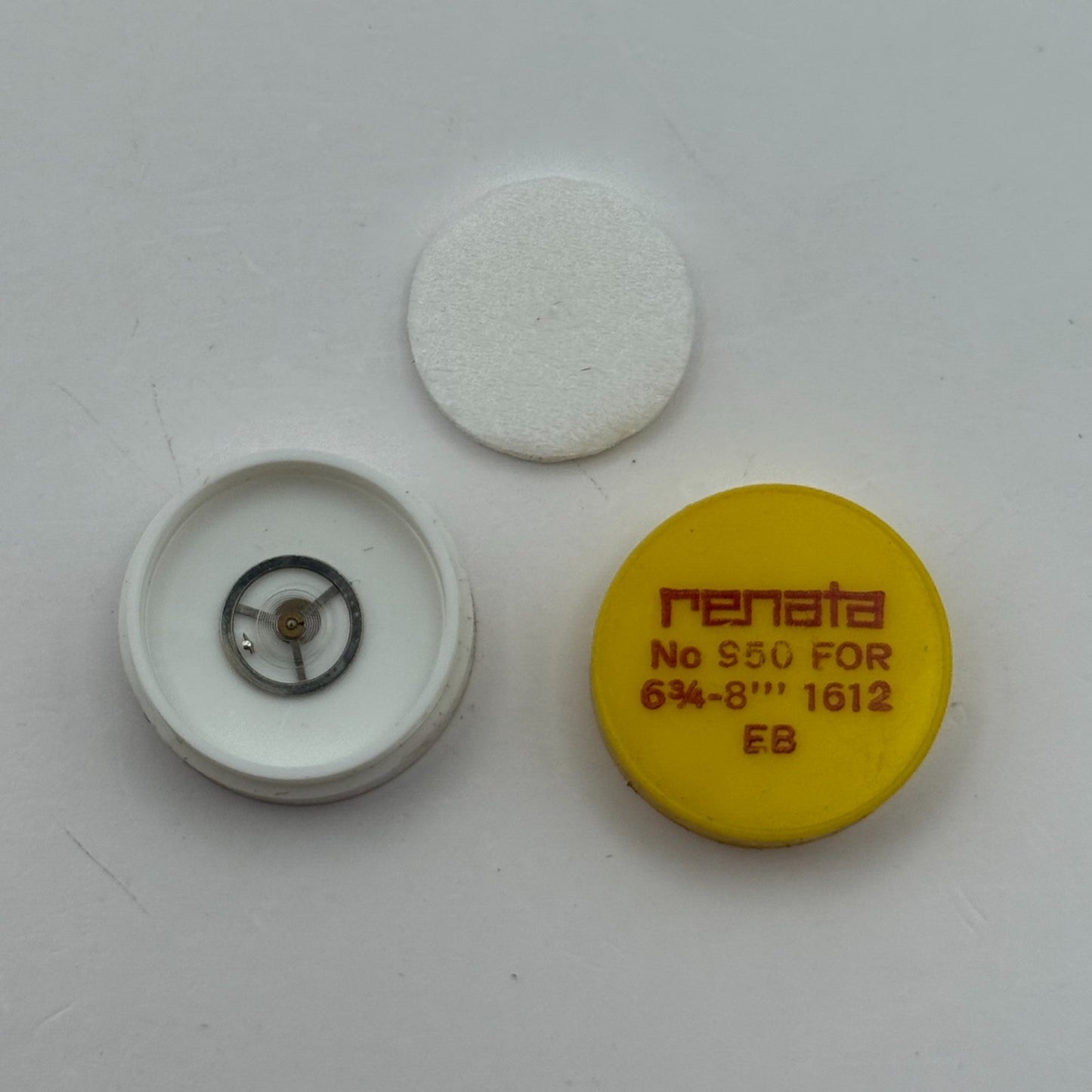 EB 1612 Balance Wheel Complete And Spring  6¾-8’’’ 950 Watch Movement Parts NOS