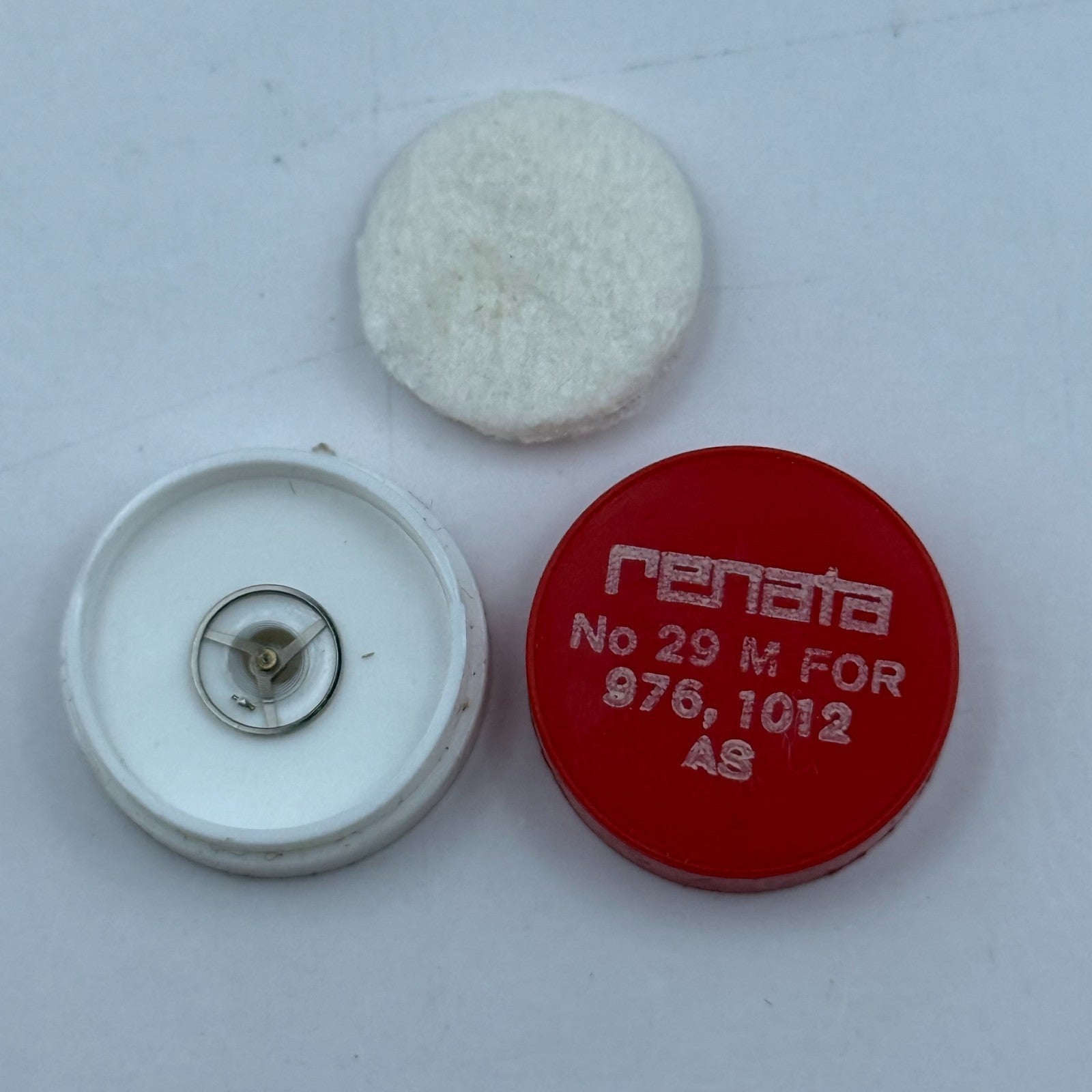 AS 976 1012 Balance Wheel Complete And Spring  29 M Watch Movement Parts NOS