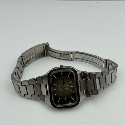 38mm Men’s Rare Vintage Rotary TV Case Automatic Swiss Date Watch PARTS REPAIR