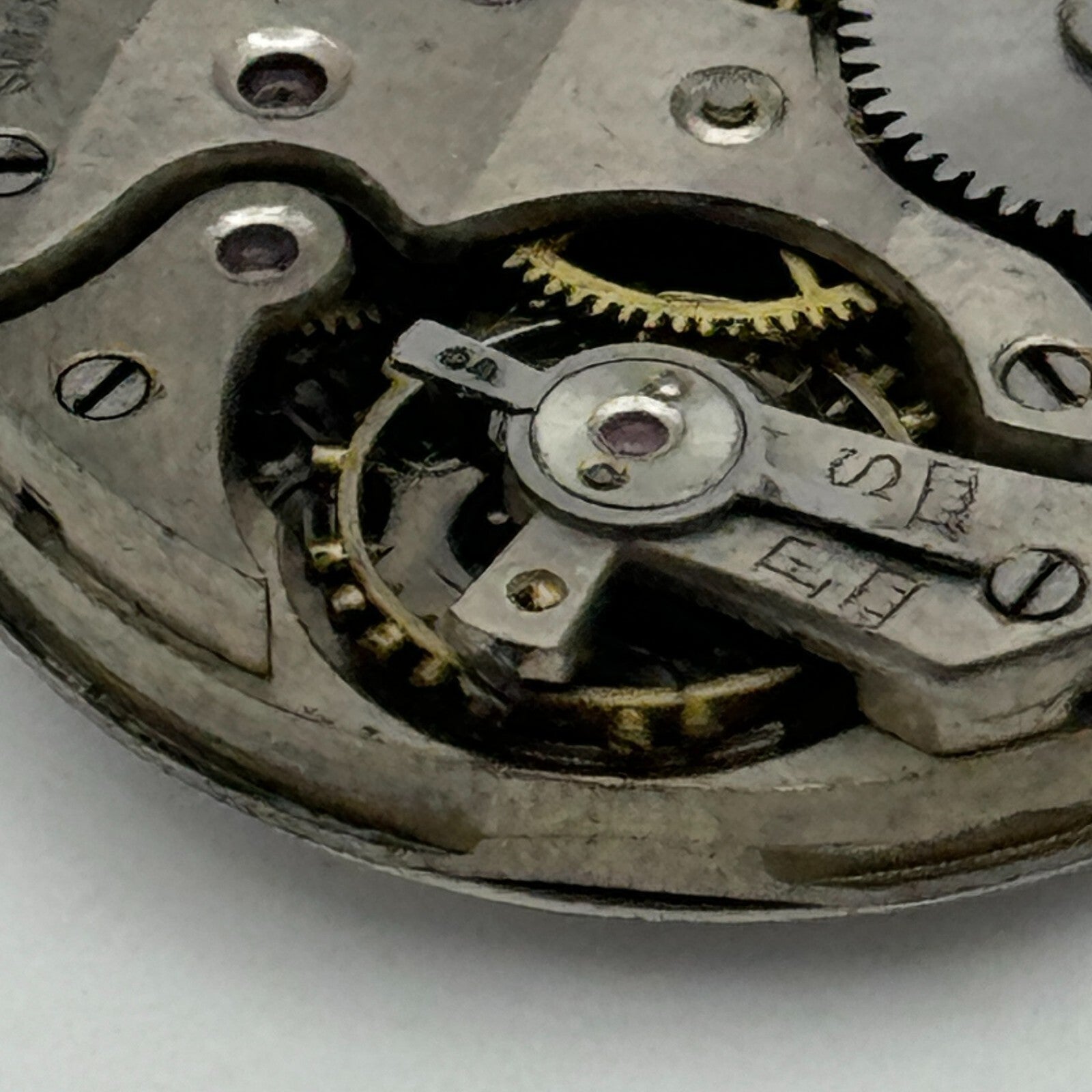 25.1mm Men's Unidentified Swiss Sub Seconds Trench Manual Wind Watch Movement