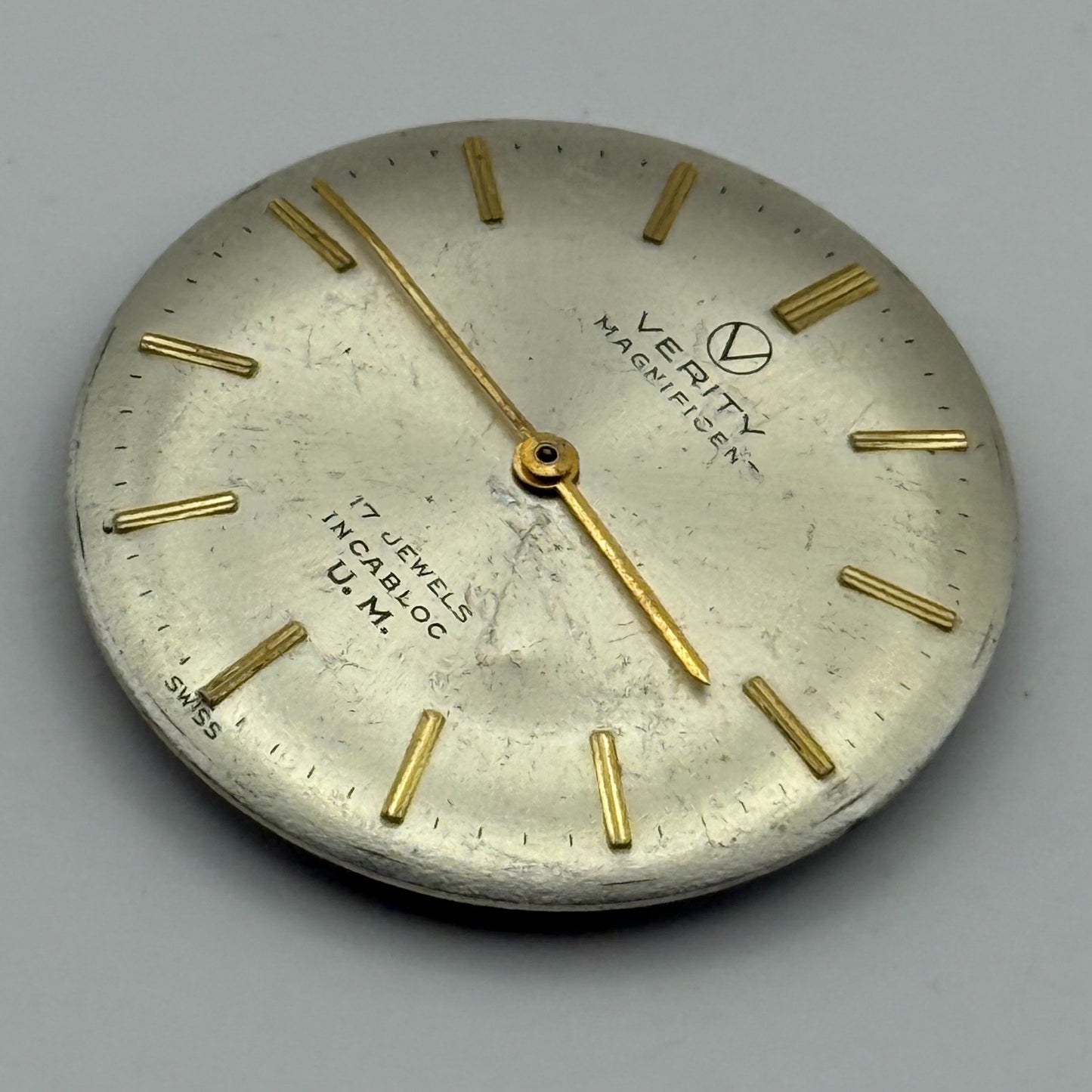 FHF 72 Watch Movement Verity Magnificent Manual Wind Vintage Parts Repair 25.9mm