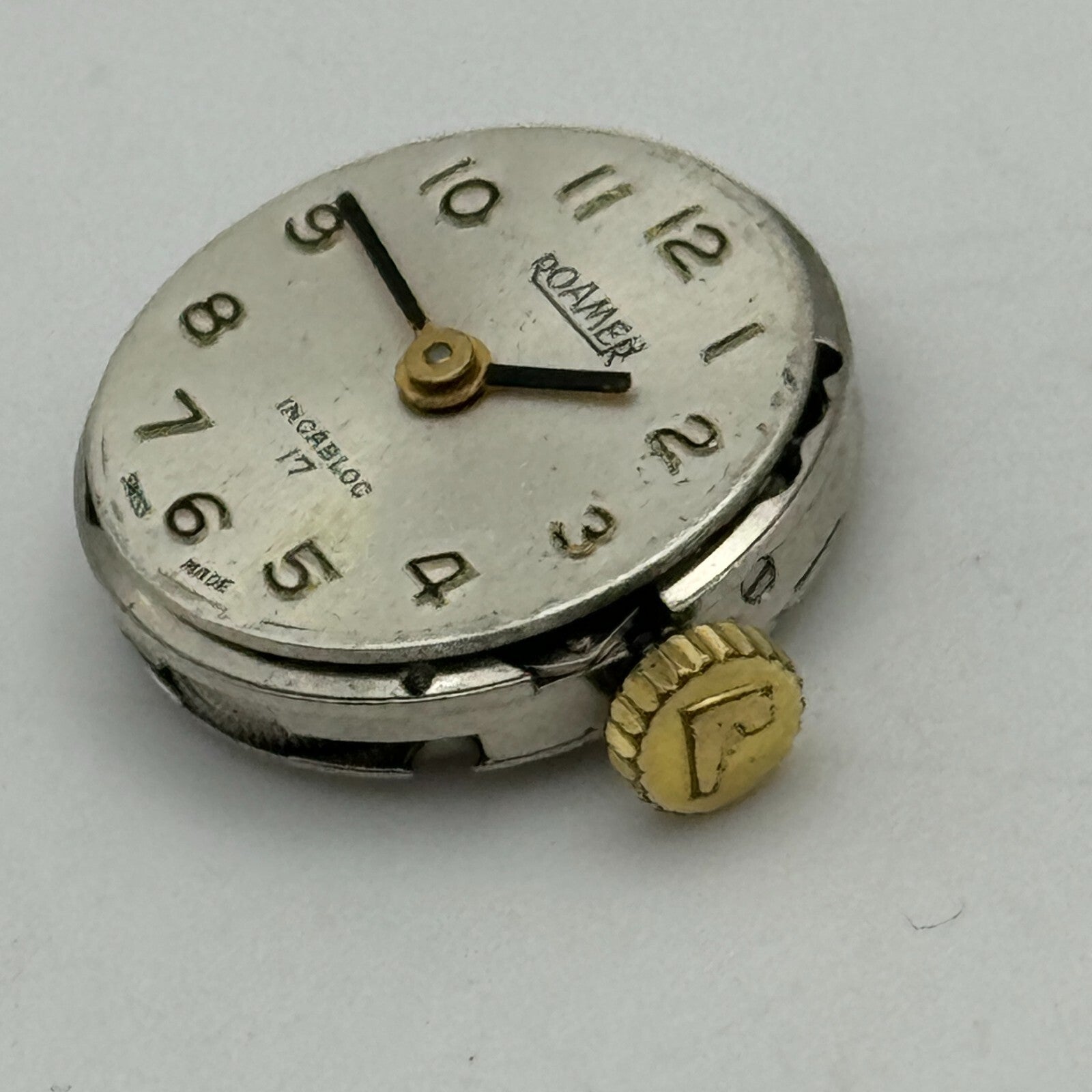 15.5mm Running ETA 2412 Roamer Manual Wind Ladies Watch Movement Vintage PARTS