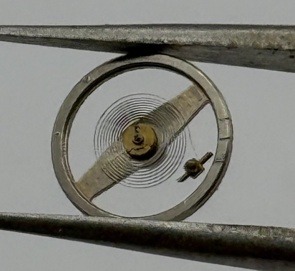 Brac 2051 Balance Wheel Complete And Spring  5½’’’ 69 M Watch Movement Parts NOS