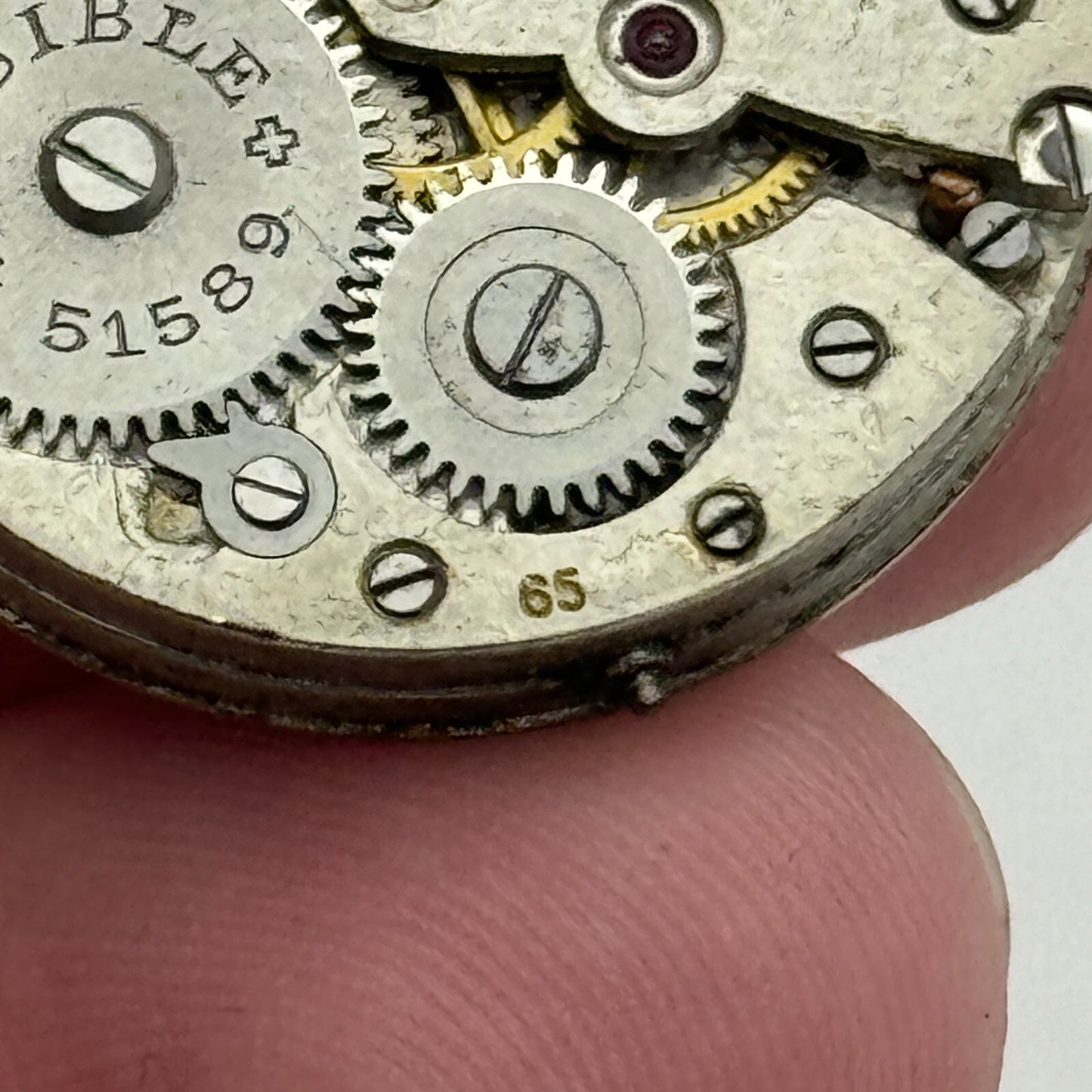 27mm Visible FHF Patent 51589 Sub Seconds Watch Movement Manual Wind Swiss PARTS