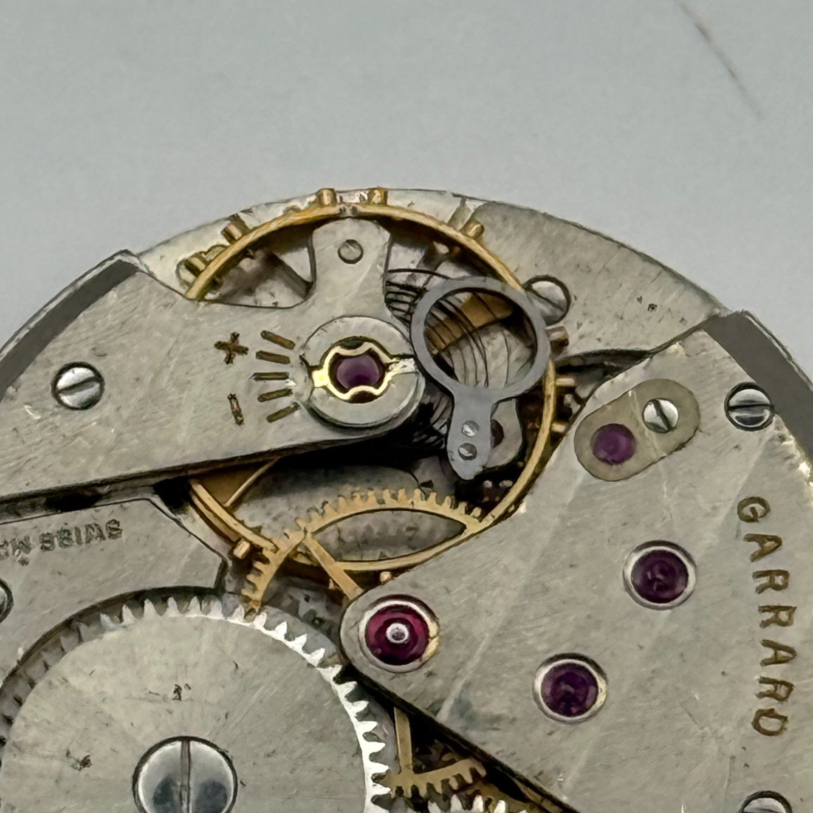 ETA 1120 Watch Movement Garrard Manual Wind Vintage Swiss Parts Repair 27mm