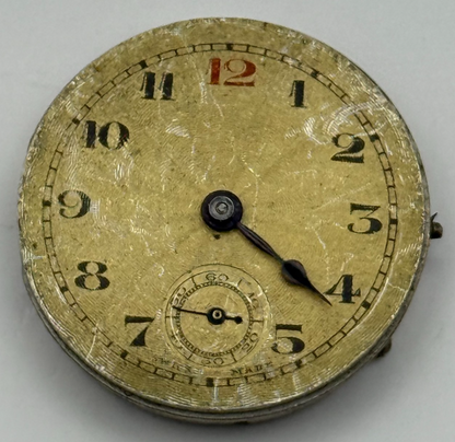 R&S Rotherham & Sons Watch Movement Manual Wind Vintage Parts Repair 23.6mm