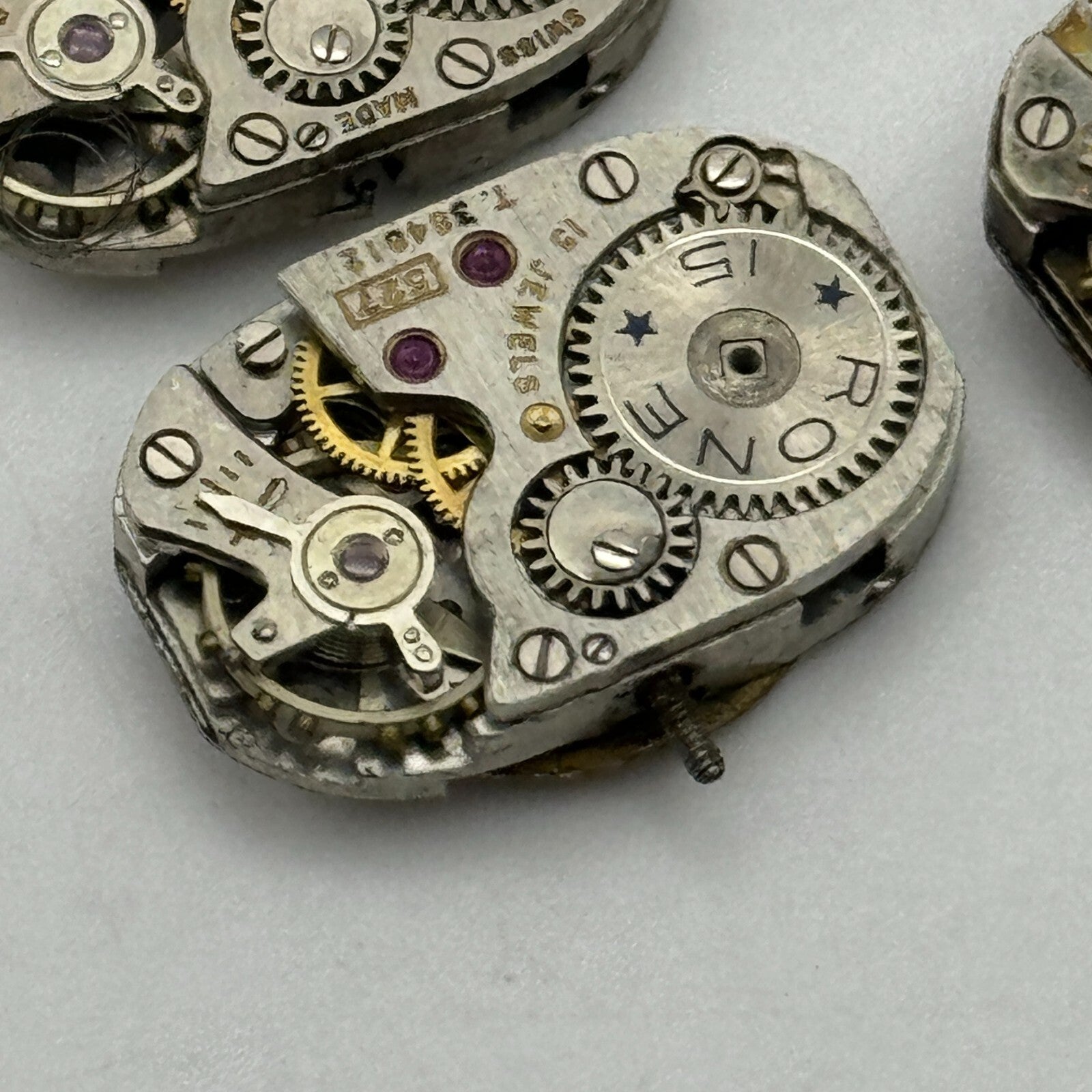 12.8mm 4 x FHF 75 Ladies Manual Wind 15 Jewels Swiss Watch Movement PARTS SPARES