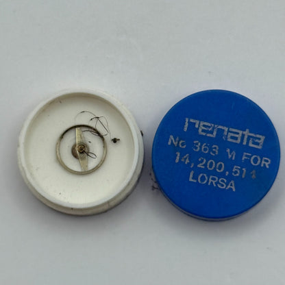 Lorsa 14 200 514 Balance Complete Renata 363 M Watch Movement Parts DAMAGED