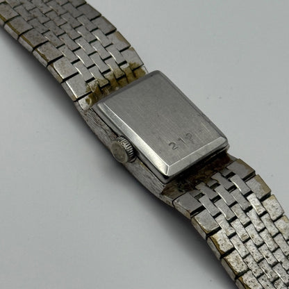 15mm Vintage Rotary Swiss Bark Affect Stainless Manual Wind Watch PARTS / REPAIR