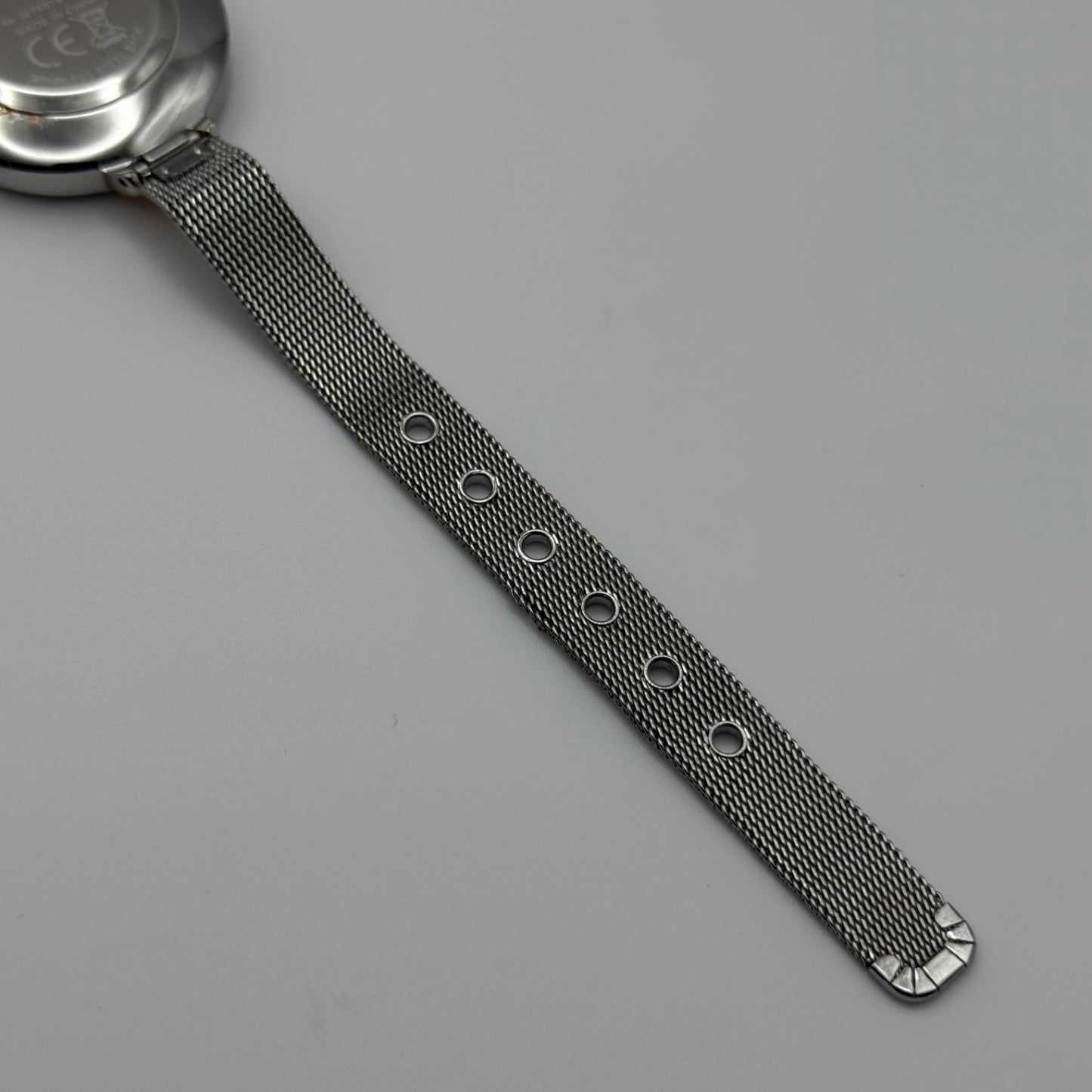 Working  Ladies Accessories Silver Tone Adjustable Mesh Strap 34mm Quartz Watch