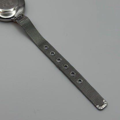 Working  Ladies Accessories Silver Tone Adjustable Mesh Strap 34mm Quartz Watch