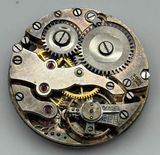 AS A Schild Swiss Watch Movement Manual Wind Vintage Parts Repair Spares 23.5mm