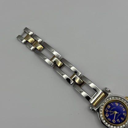 Louis Valentin Swiss Design Ladies Quartz Watch Two Tone Bracelet Working 23mm