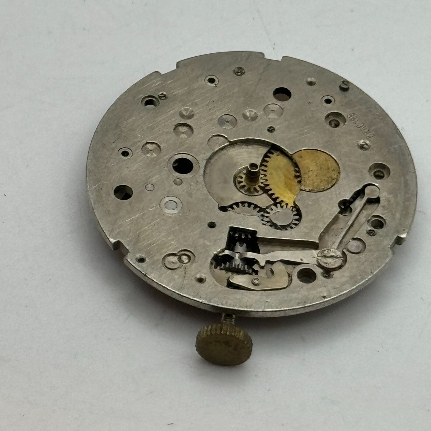 31.1mm Brac 196 Balance Intact Manual Wind 1 Jewel Watch Movement PARTS SPARES