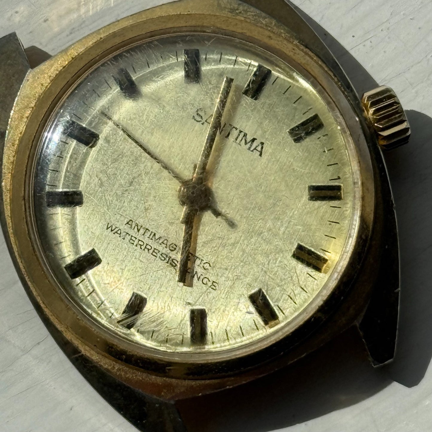 35mm Men's Vintage Santima EB 8501.76 8503.76 Running Manual Wind Watch PARTS