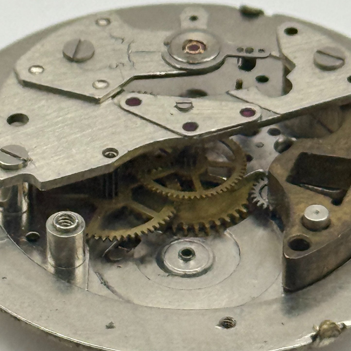Smiths Shockproof Date 5T65 Watch Movement Manual Wind Vintage Parts Repair 23mm