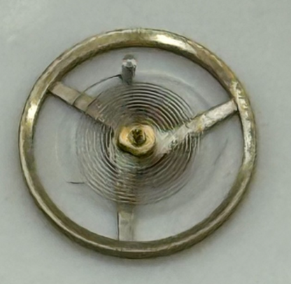 AS 1977-2 Balance Wheel Complete And Spring Inca 1831 M Watch Movement Parts NOS