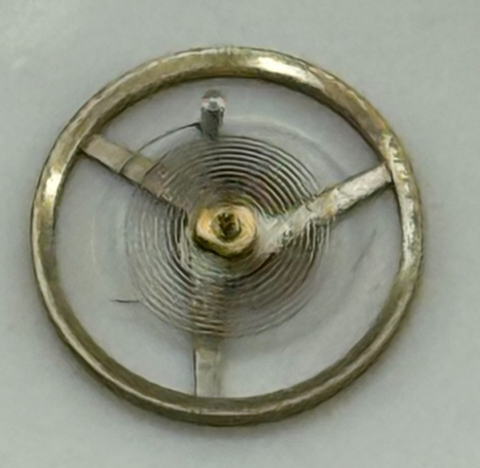 AS 1977-2 Balance Wheel Complete And Spring Inca 1831 M Watch Movement Parts NOS