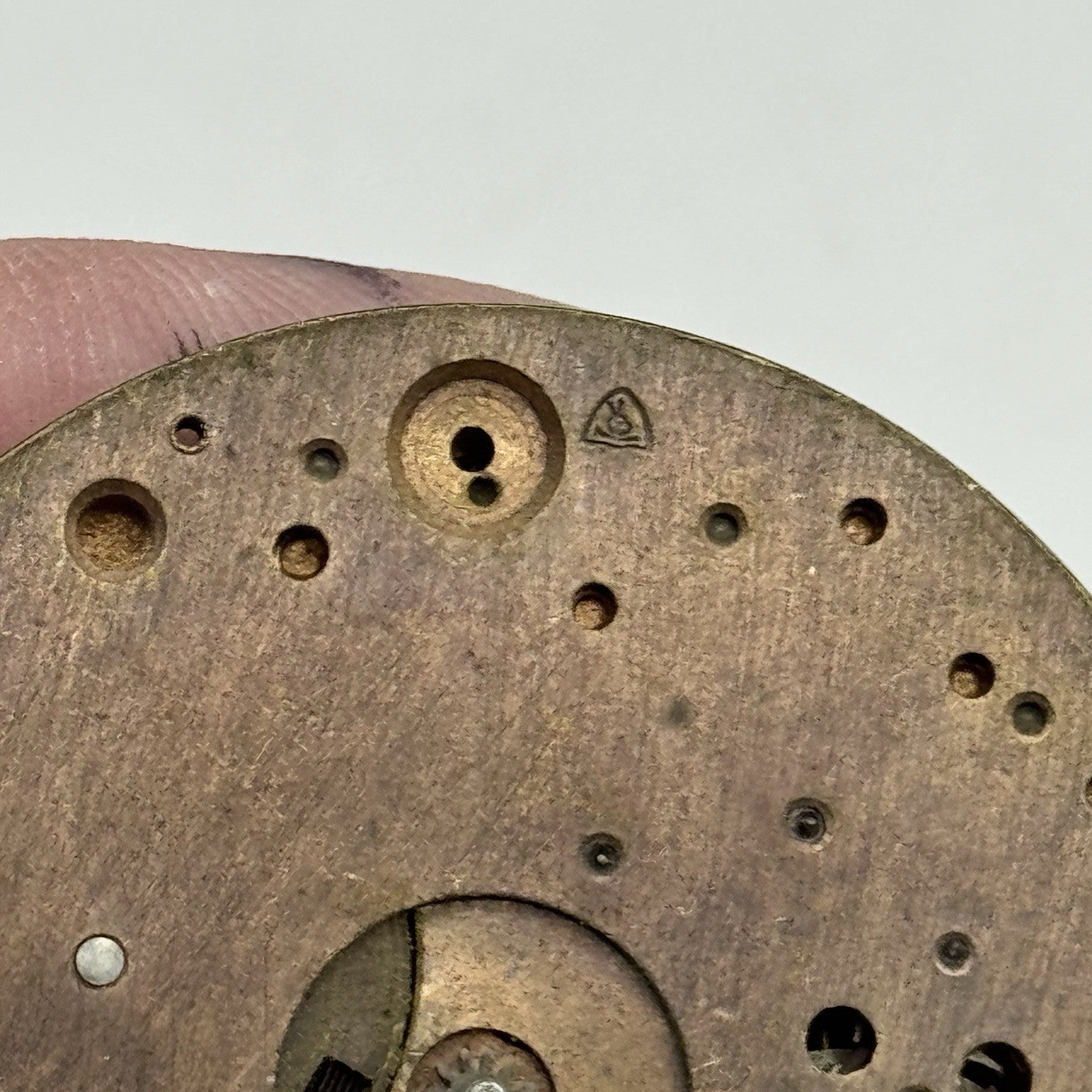 42.7mm Unidentified Trademark Thin Vintage Pocket Watch Movement PARTS REPAIR