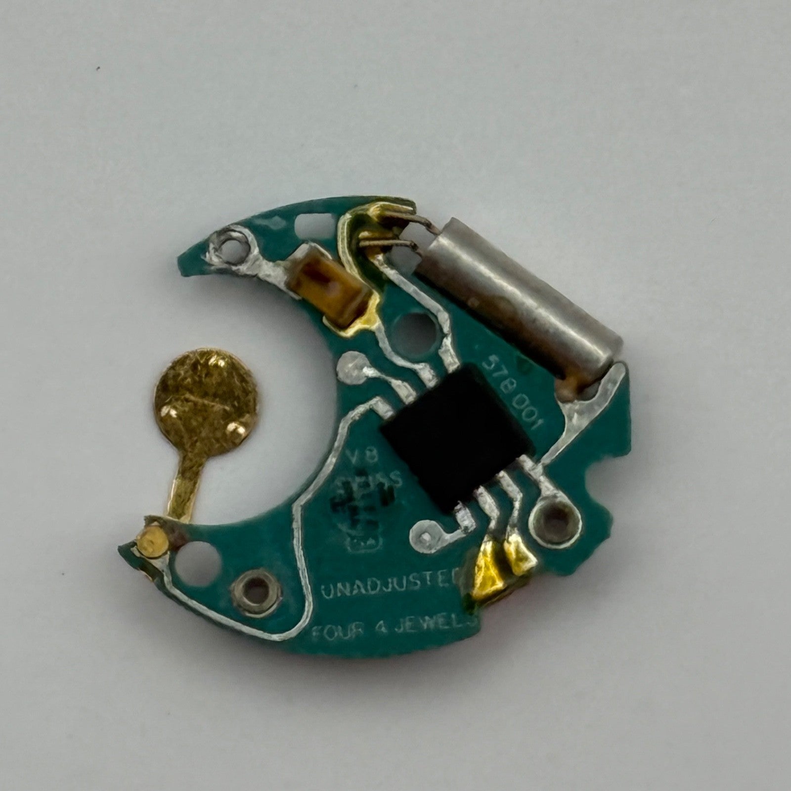 ETA 578.001 Quartz Watch Movement Incomplete Swiss Ladies Vintage Parts Repair