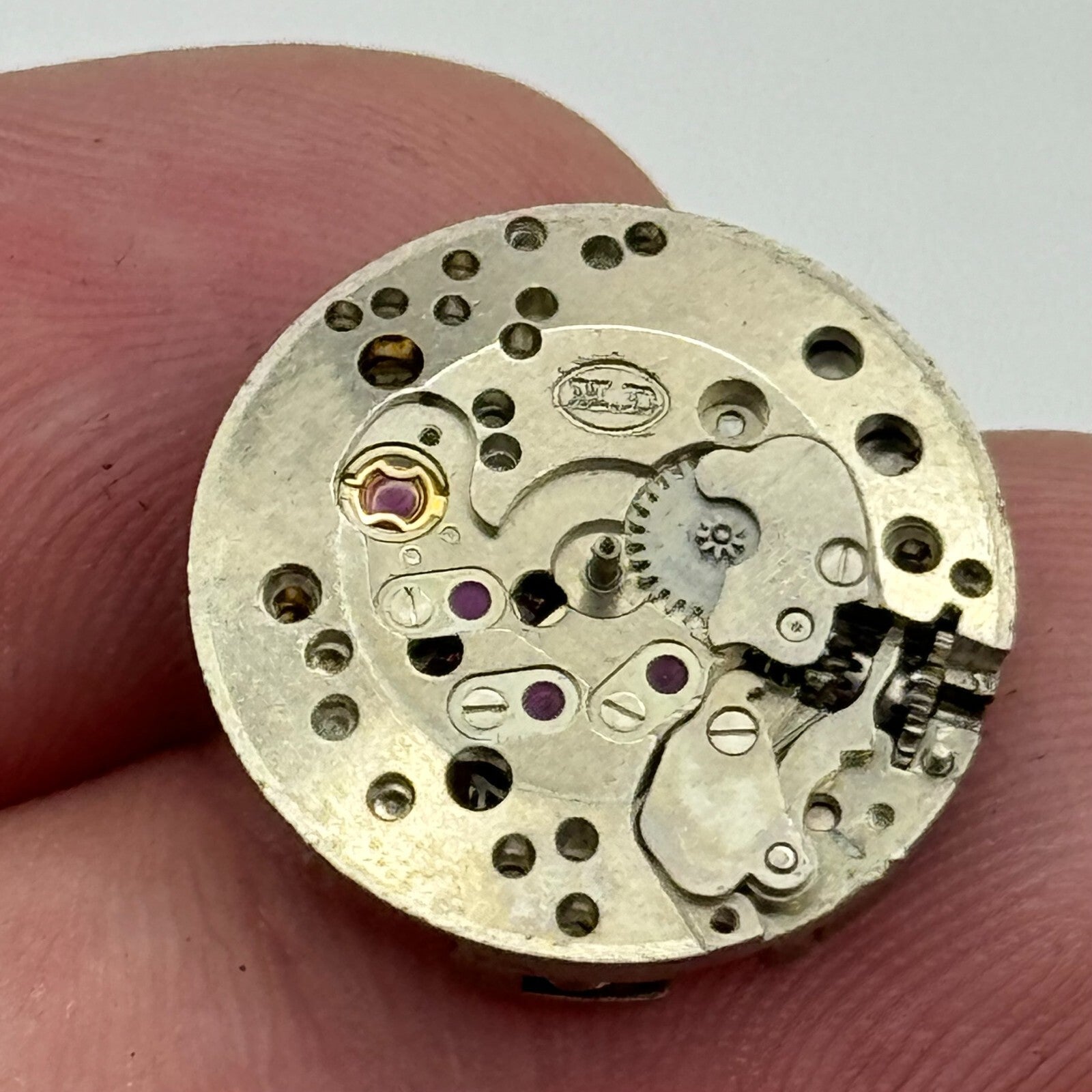 17.4mm Rotary AS 1537 Good Balance Manual Wind 21 Jewels Watch Movement PARTS