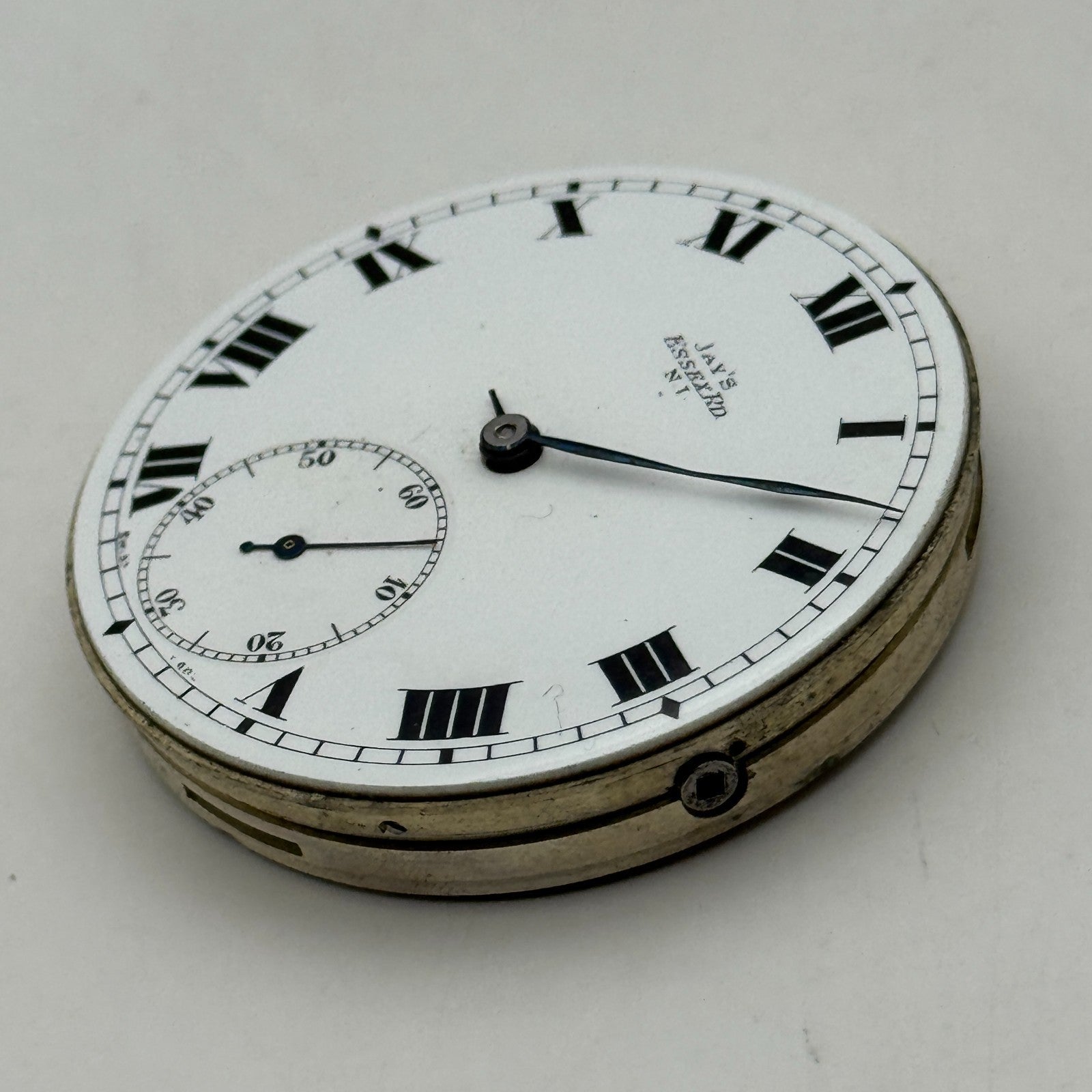 High Grade Vertex Pocket Watch Movement Hunter Jays Essex Parts 43mm