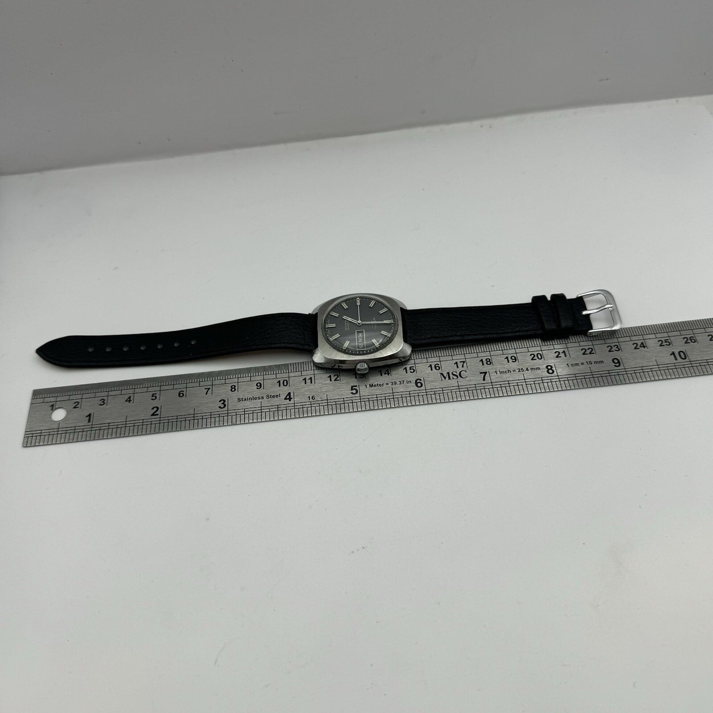 36mm Men’s Rotary Automatic AS 1916 Sweep Seconds Day Date Watch TO RESTORE