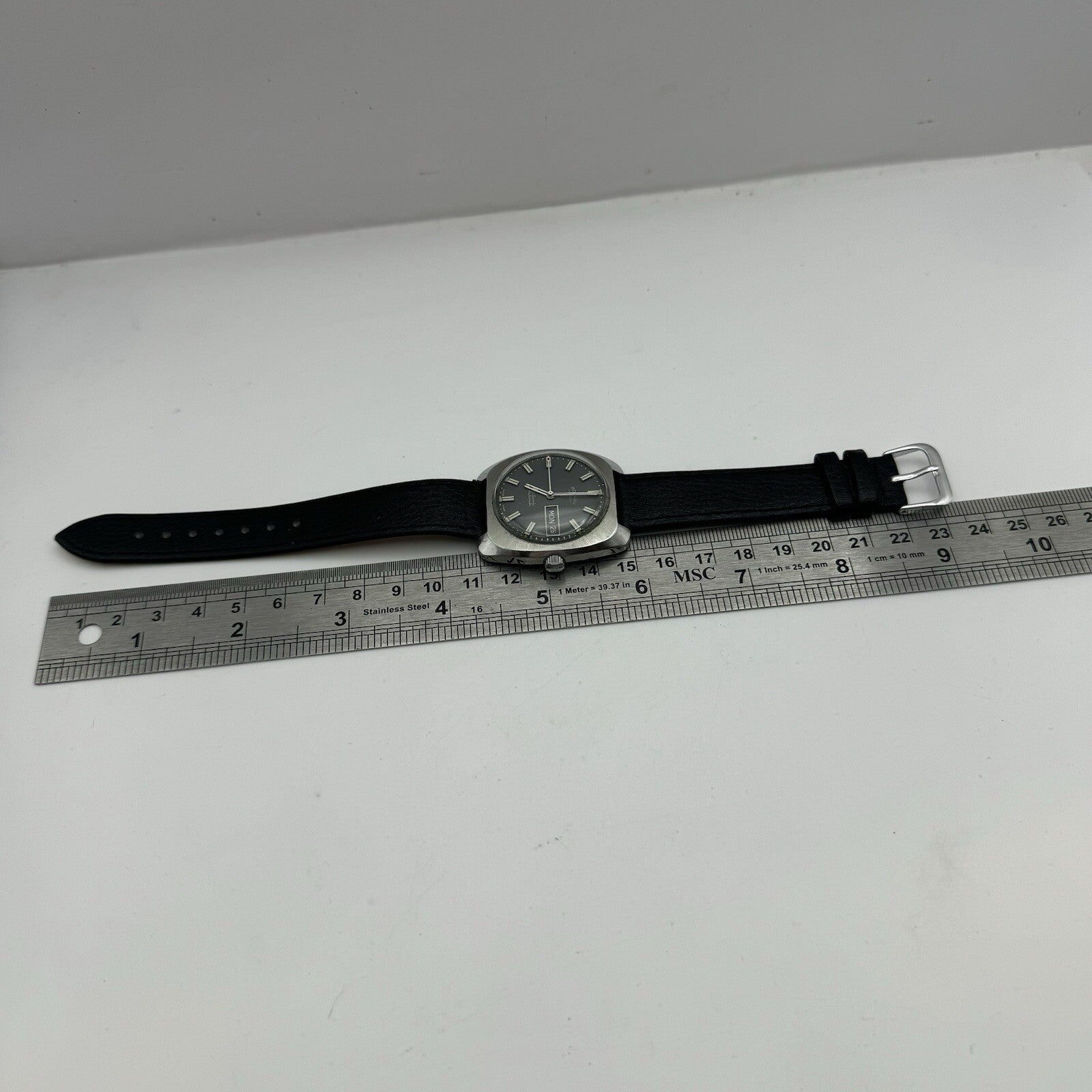 36mm Men’s Rotary Automatic AS 1916 Sweep Seconds Day Date Watch TO RESTORE