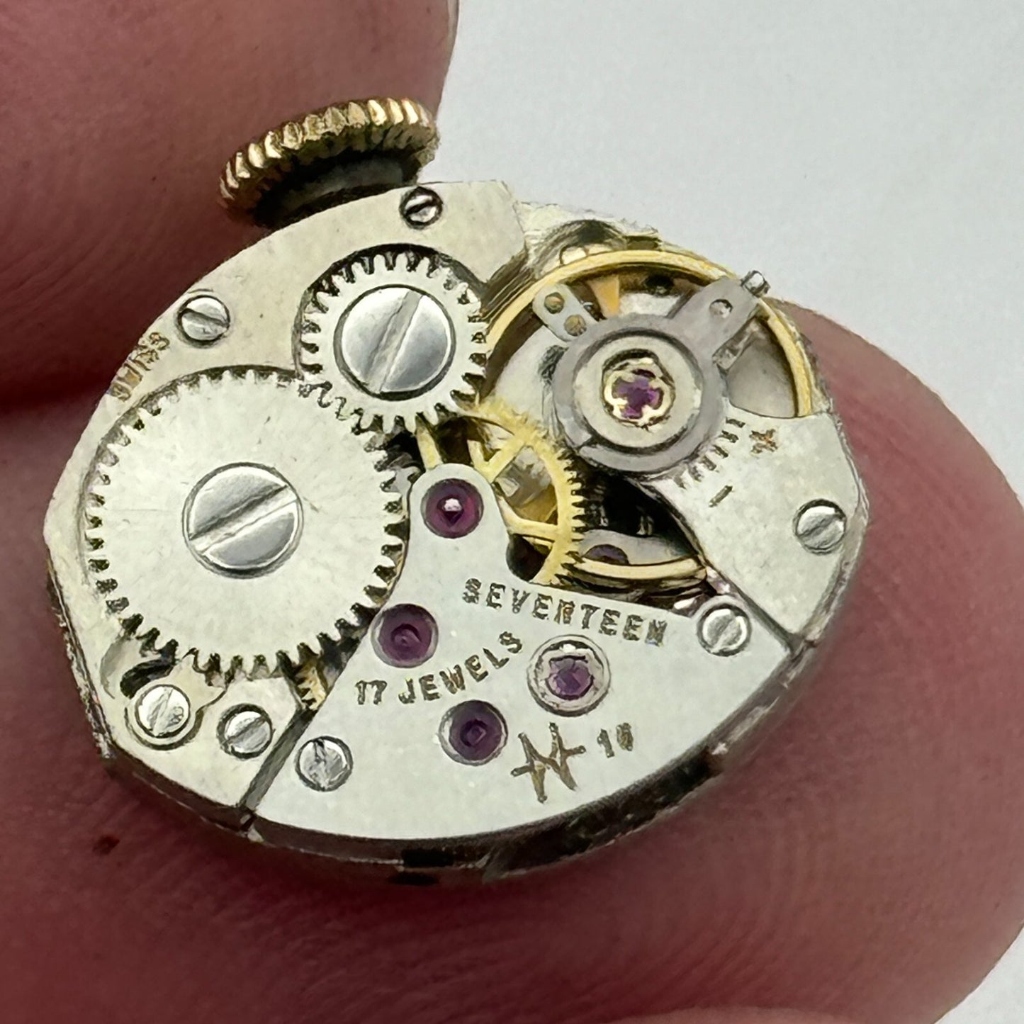 13mm Ladies Hamilton Cal 16 Swiss Manual Wind Vintage Watch Movement PARTS