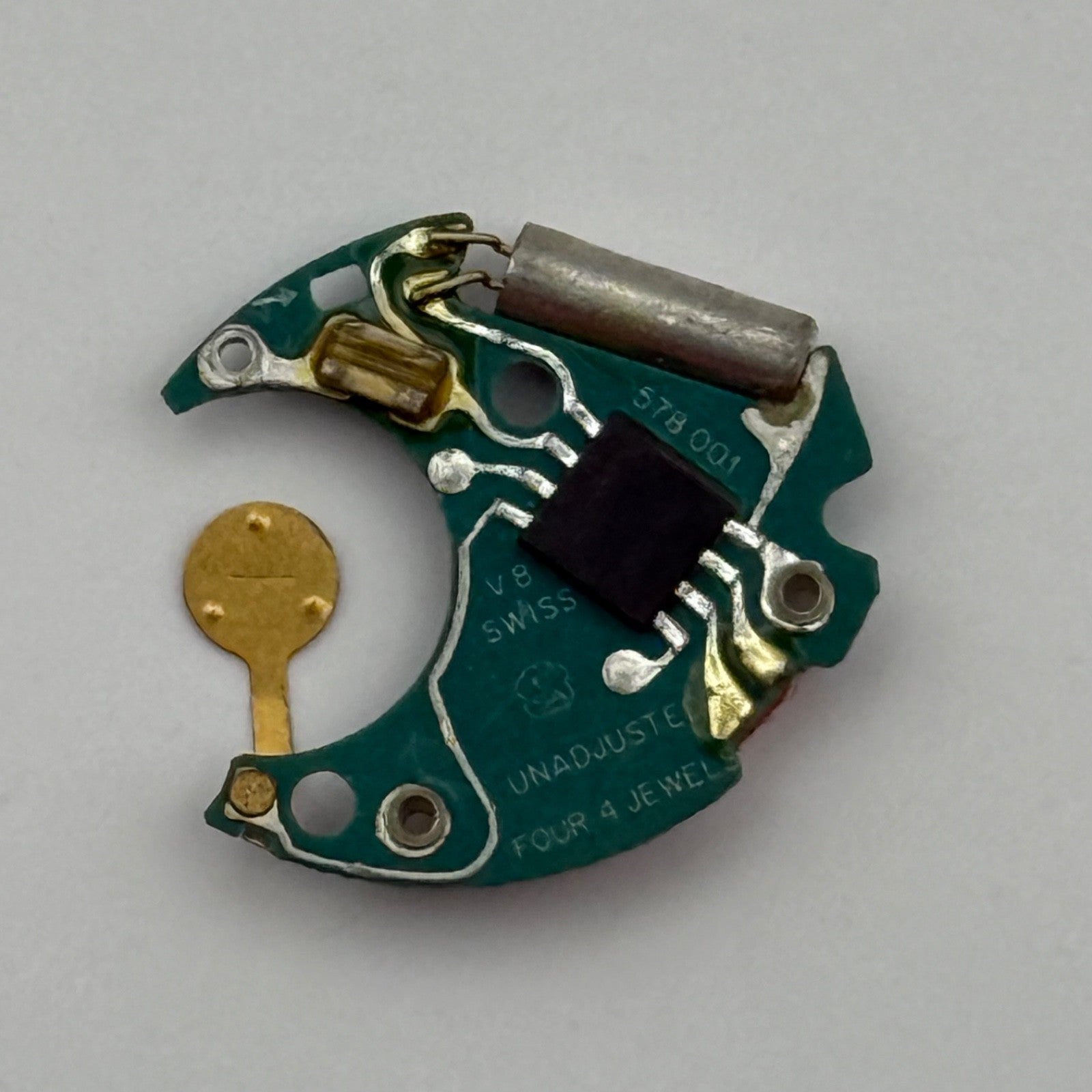 ETA 578.001 Quartz Watch Movement Incomplete Swiss Ladies Vintage Parts Repair