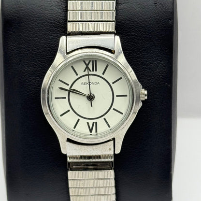 Sekonda Ladies Watch Quartz 4021B Japan Mvt Steel Expandable Working 25mm