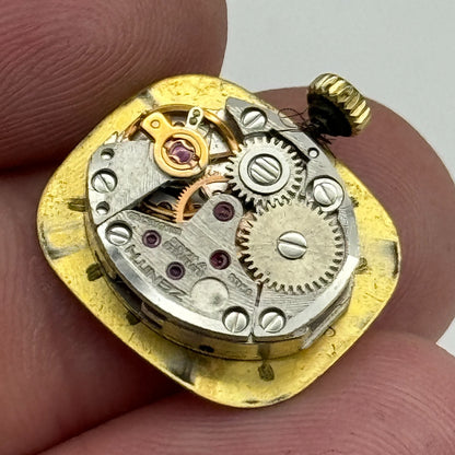 12.9mm Ladies Zenith Cal 16.5 Manual Wind Watch Movement Swiss Vintage PARTS