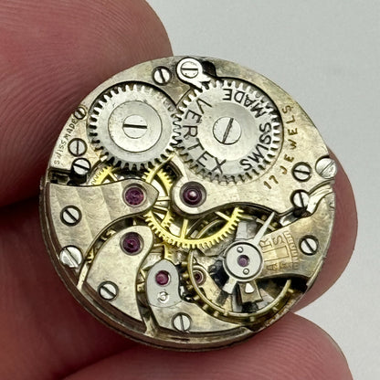 22mm Vertex Revue Balance Ok Sub Seconds 15 Jewels Trench Watch Movement PARTS