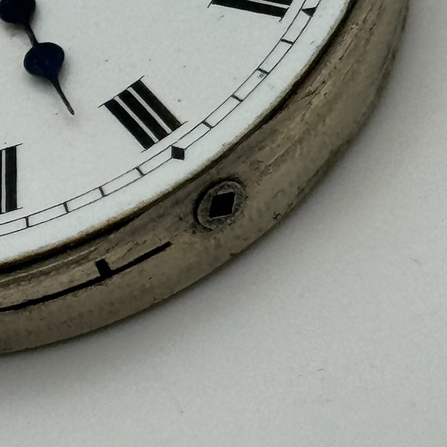 43mm Buren 7 Jewels Sub Seconds Swiss Vintage Hunter Pocket Watch Movement PARTS