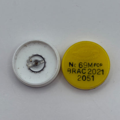 Brac 2021 2051 Balance Wheel Complete And Spring 69 M Watch Movement Parts NOS