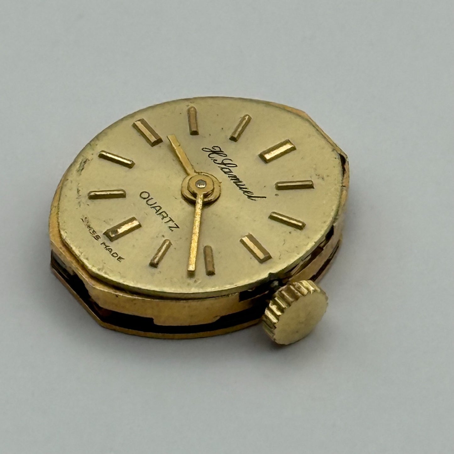 H Samuel Harley 3572 Quartz Watch Movement Swiss Ladies Vintage Parts Repair