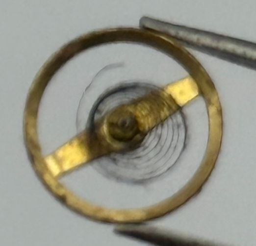 BFG 927 Balance Wheel Complete And Spring 6 3/4-8''' Watch Movement Parts 