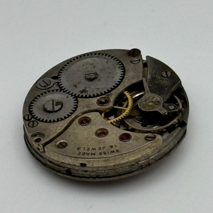 23.6mm Balance Intact 16 Jewels Swiss Vintage Manual Wind Watch Movement PARTS