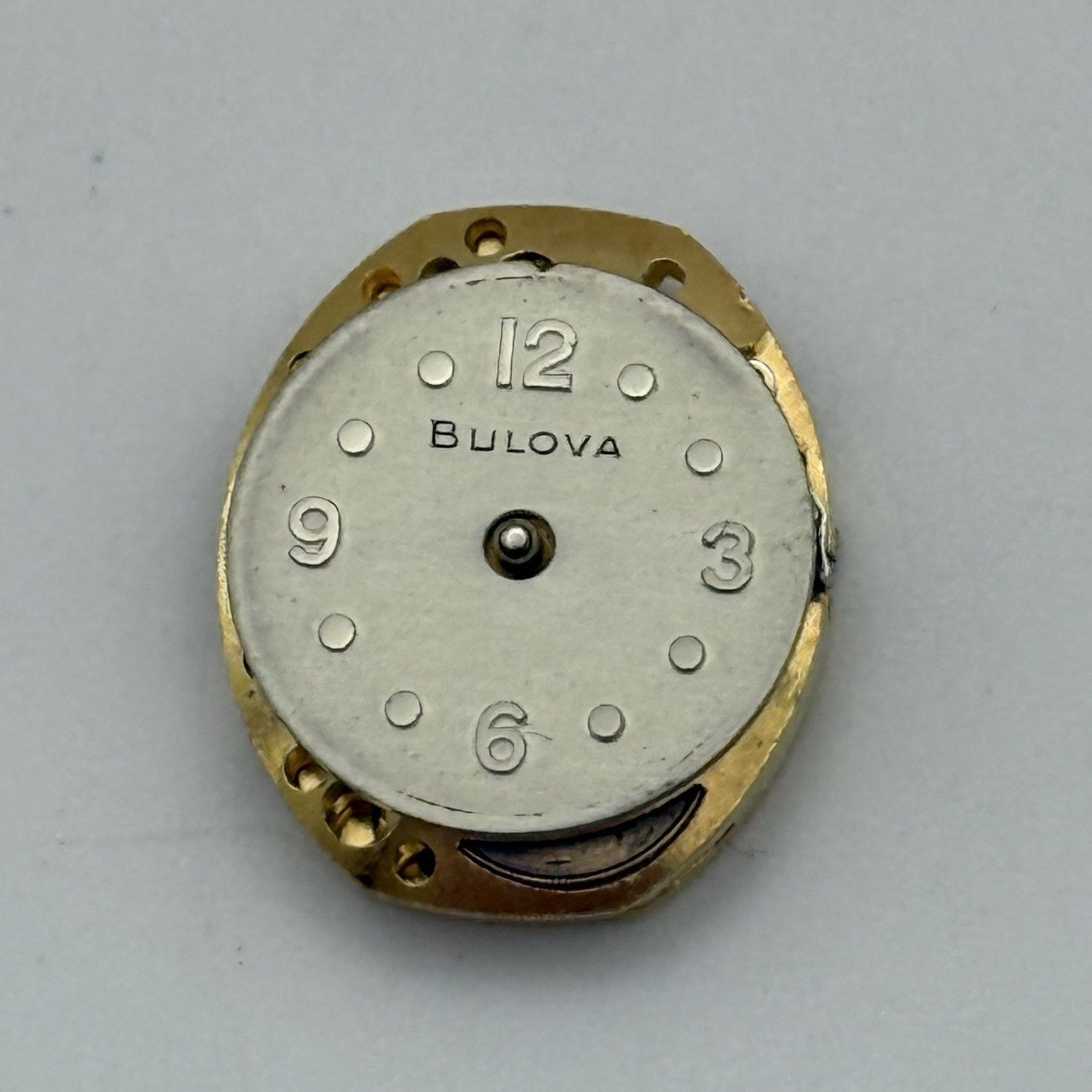 13mm Vintage Ladies Bulova 5BC Manual Wind Swiss Watch Movement PARTS REPAIR