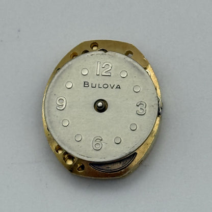 13mm Vintage Ladies Bulova 5BC Manual Wind Swiss Watch Movement PARTS REPAIR