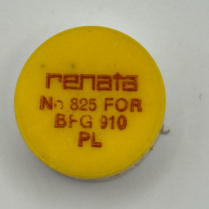 BFG 910 Balance Wheel Complete And Spring Renata 825 Watch Movement Parts NOS 