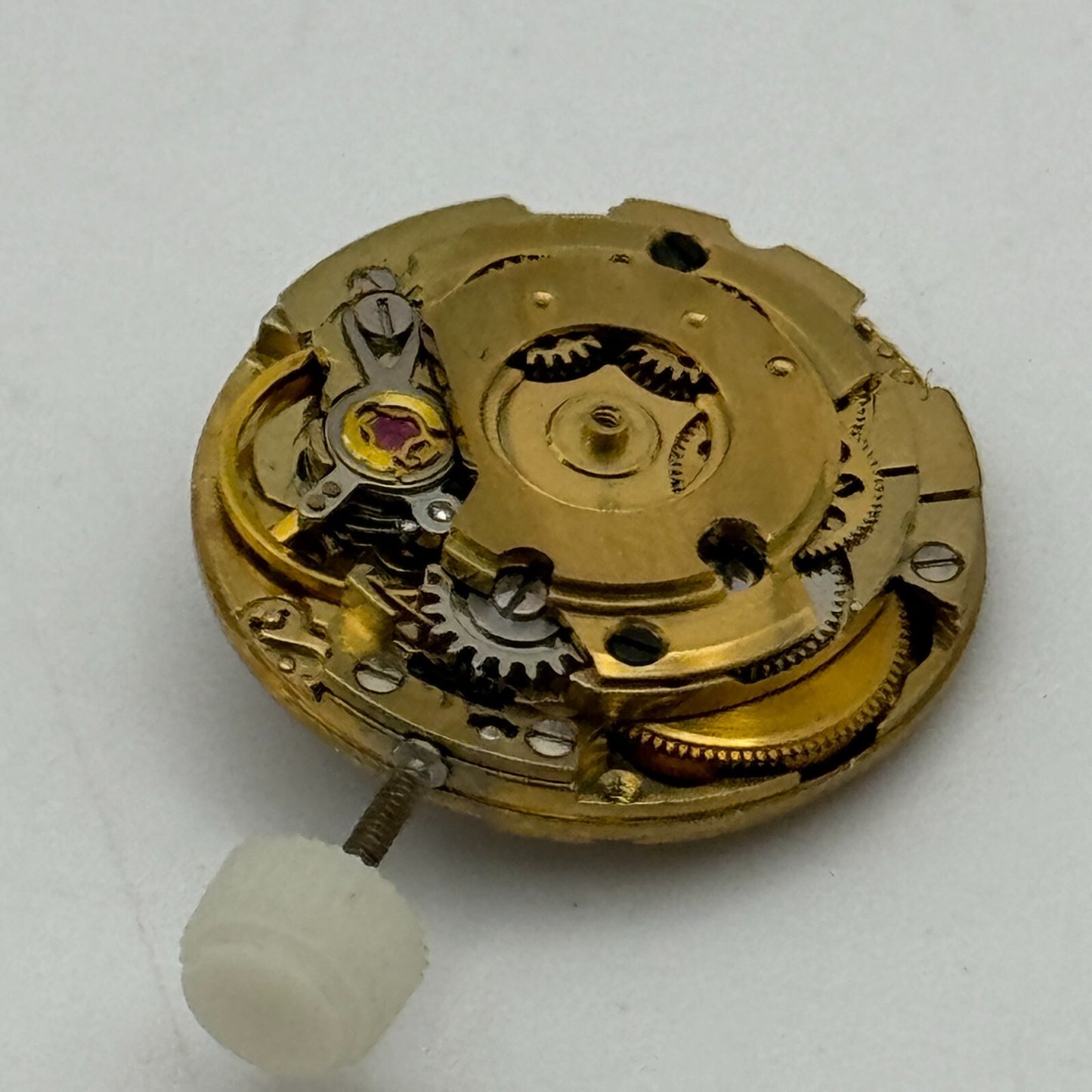 17.4mm Running Bulova 7BLACD Automatic Ladies Watch Movement Swiss Vintage PARTS