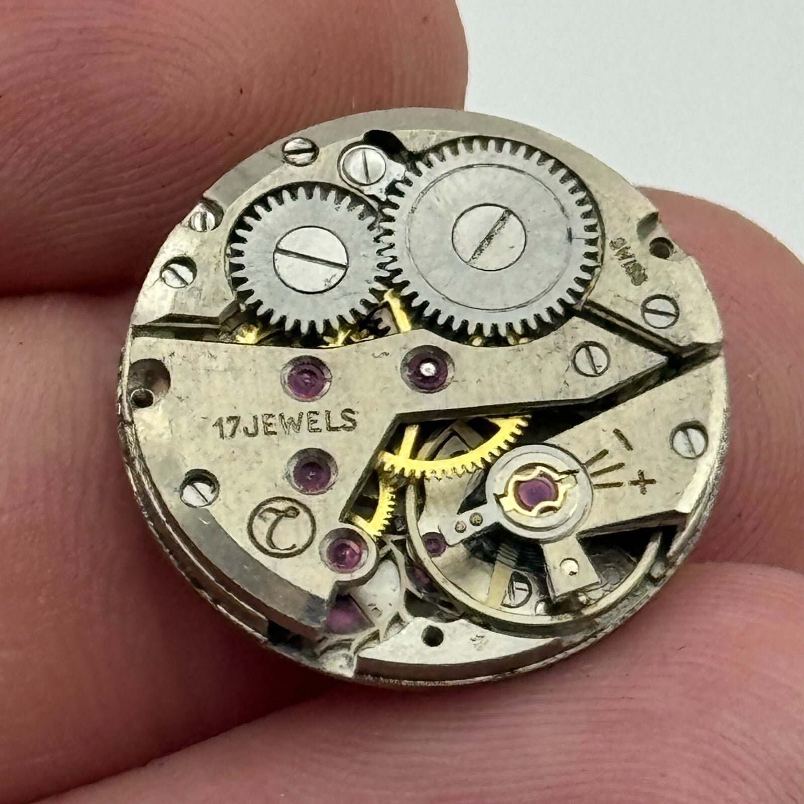 19.7mm Trebex Unitas UT 630 Balance Ok Manual Wind Watch Movement PARTS REPAIR