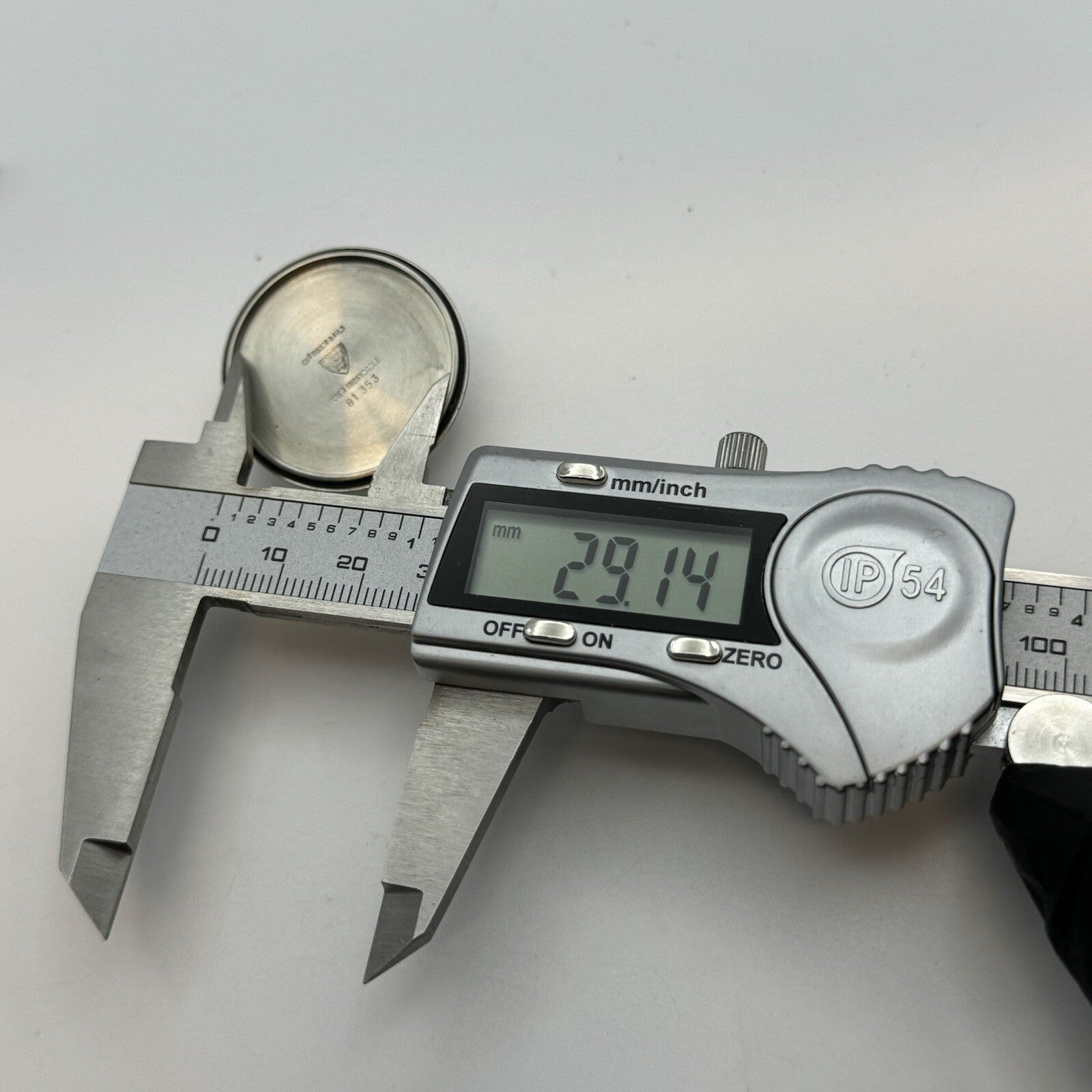 38mm Men’s Tissot Fab Suisse Stainless Steel 81 353 Watch Case + Crown Spares