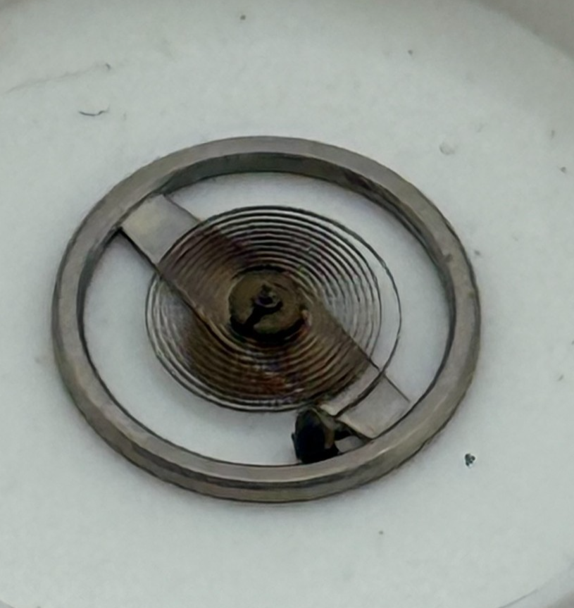 Brac 2021 Balance Wheel Complete And Spring  5¼’’’ 69 M Watch Movement Parts NOS