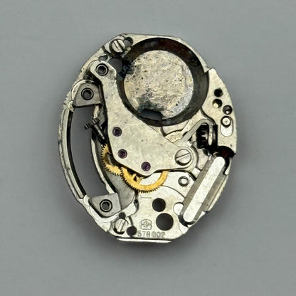 ETA ESA 578.002 Quartz Watch Movement Incomplete Swiss Ladies Vintage Parts